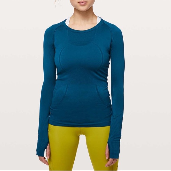 lululemon athletica Tops - Lululemon Swiftly Tech Long Sleeve Shirt Size 10